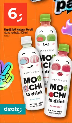 Napój Soti Natural Mochi to drink Surprise promocja w Dealz