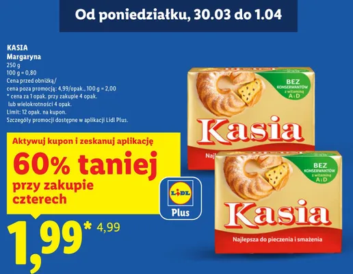 Margaryna Kasia promocja w Lidl