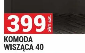 Komoda wisząca 40 seria Merkado kolor biały promocja w Merkury Market