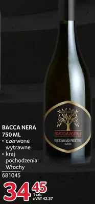 Wino Bacca Nera 750 ml promocja w Selgros