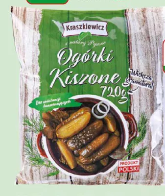 Ogórki kiszone Kraszkiewicz promocja w Dino