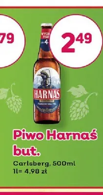Piwo Harnaś Jasne Pełne butelka promocja w Bliski