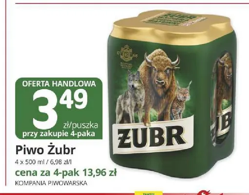 Piwo Żubr promocja w Marketvita