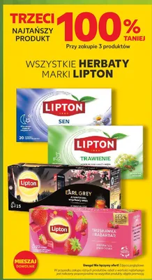 Herbata Lipton Earl Grey promocja w Kaufland