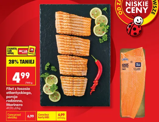 Filet z łososia atlantyckiego, porcja rodzinna promocja w Biedronka