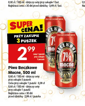 Piwo Beczkowe Mocne promocja w Twój Market