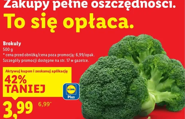 Brokuły promocja w Lidl