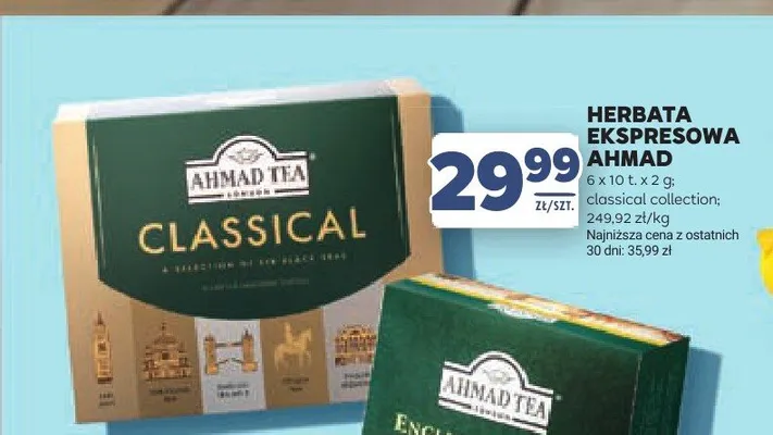 Herbata ekspresowa AHMAD Classical promocja w Stokrotka