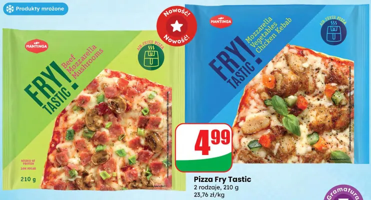 Pizza Fry Tastic 2 rodzaje promocja w Dino