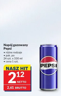 Napój gazowany Pepsi promocja w Makro
