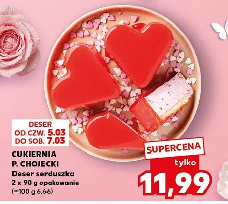 Deser serduszka promocja w Kaufland
