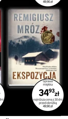 Książka Remigiusz Mróz Ekspozycja oprawa miękka promocja w Empik