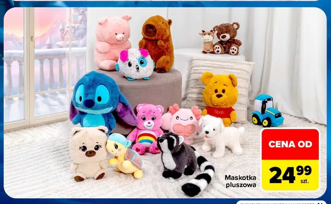 Maskotka pluszowa promocja w Carrefour