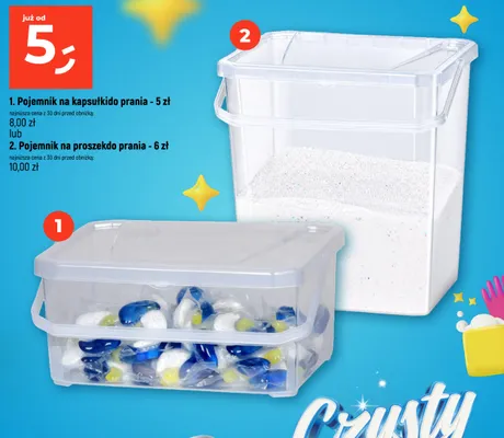 Pojemnik na kapsułki do prania promocja w Dealz