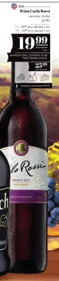 Wino czerwone Carlo Rossi słodkie promocja w POLOmarket