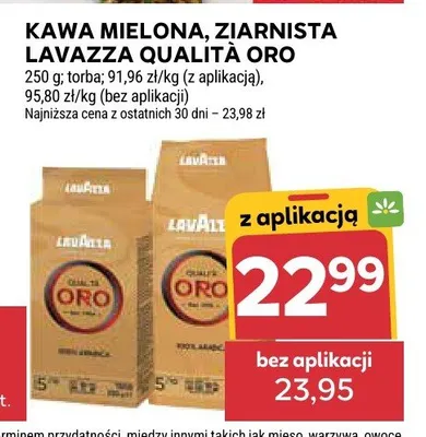 Kawa mielona Lavazza Qualità Oro promocja w Stokrotka