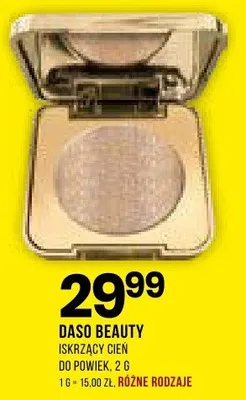 Iskrzący cień do powiek Daso Beauty promocja w Drogerie Natura