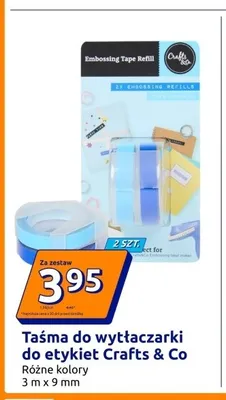 Taśma do wytłaczarki do etykiet Crafts & Co promocja w Action