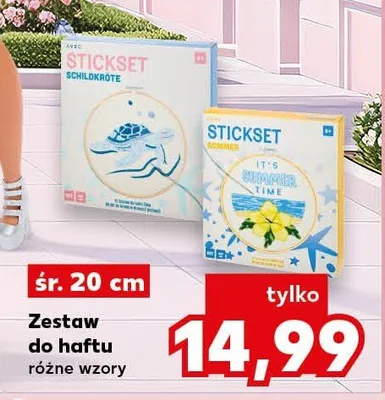 Zestaw do haftu śr. 20cm Kaufland promocja w Kaufland