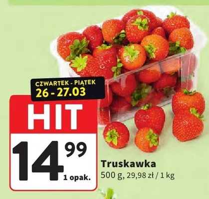 Truskawka promocja w Intermarche