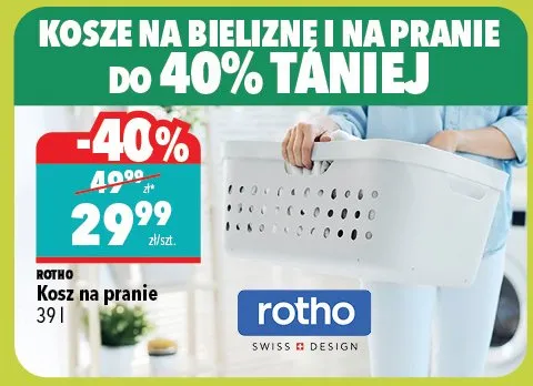 Kosz na pranie promocja w Biedronka Home