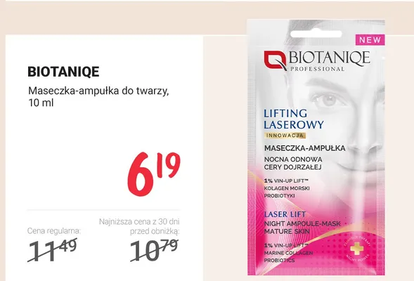 Maseczka-ampułka do twarzy promocja w Rossmann