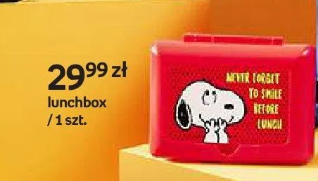 Lunchbox Snoopy promocja w Empik