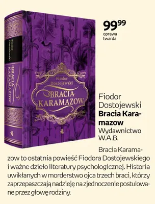 Książka Bracia Karamazow Fiodor Dostojewski promocja w Empik
