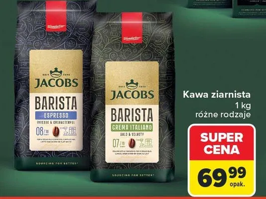 Kawa ziarnista promocja w Carrefour