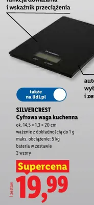 Cyfrowa waga kuchenna promocja w Lidl
