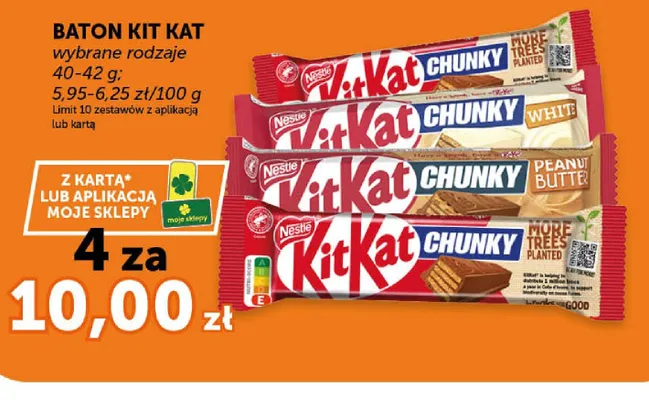 Baton Kit Kat Chunky White promocja w Euro Sklep