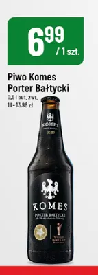 Piwo Komes Porter Bałtycki promocja w POLOmarket