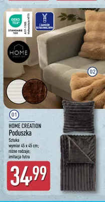 Poduszka Home Creation 45x45 cm promocja w Aldi