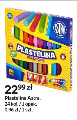 Plastelina 24 kolory Astra promocja w Empik