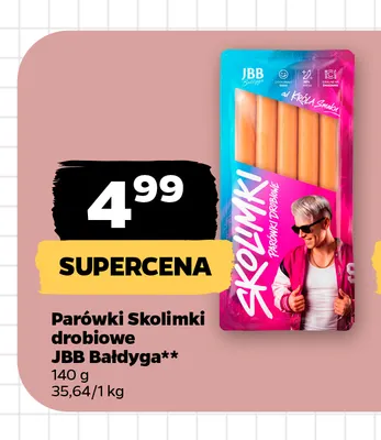 Parówki Skolimki drobiowe promocja w Netto