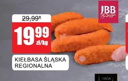Kiełbasa śląska regionalna JBB Bałdyga promocja w Bingo