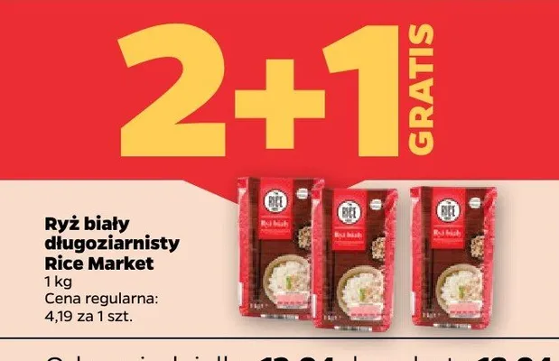 Ryż biały długoziarnisty promocja w Netto