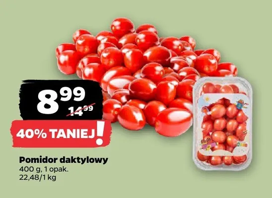Pomidor daktylowy promocja w Netto