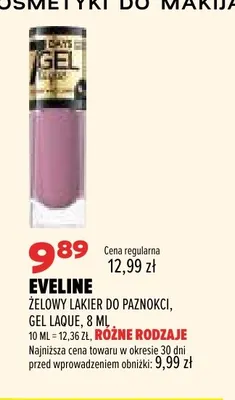 Żelowy lakier do paznokci Gel Laque Eveline promocja w Drogerie Natura