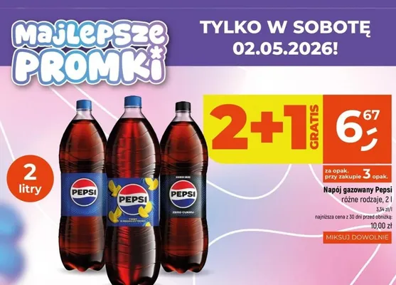 Napój gazowany Pepsi promocja w Dealz