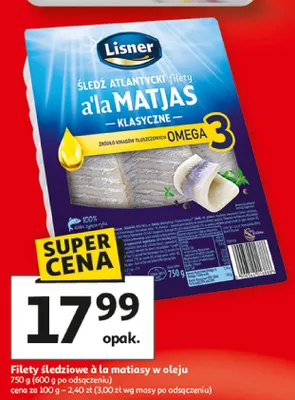 Filety śledziowe promocja w Auchan