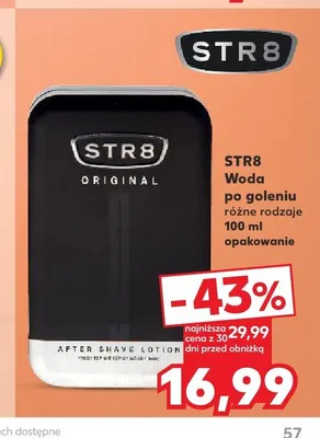 Woda po goleniu STR8 Original promocja w Kaufland