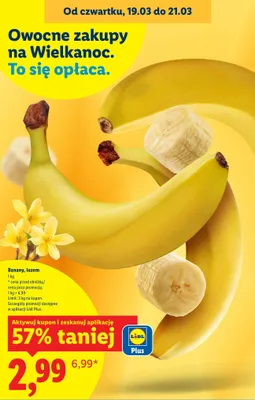 Banany, luzem promocja w Lidl