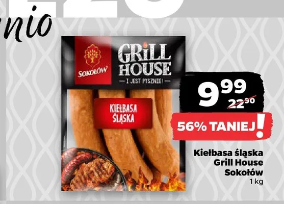 Kiełbasa śląska Grill House Sokołów promocja w Netto