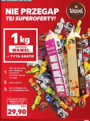 Cukierki Wawel na wagę promocja w Kaufland