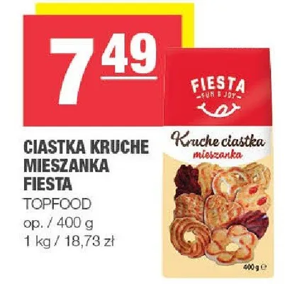 Ciastka kruche mieszanka promocja w SPAR