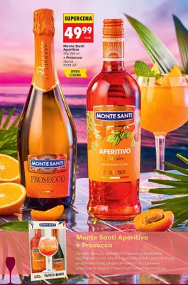 Zestaw Monte Santi Aperitivo + Prosecco promocja w Biedronka