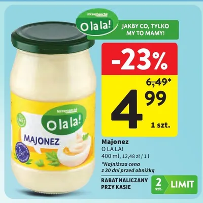 Majonez promocja w Intermarche