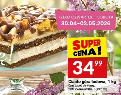 Ciasto góra lodowa promocja w Twój Market