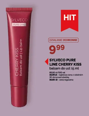 Balsam do ust Sylveco Pure Line Cherry Kiss promocja w Ziko Dermo